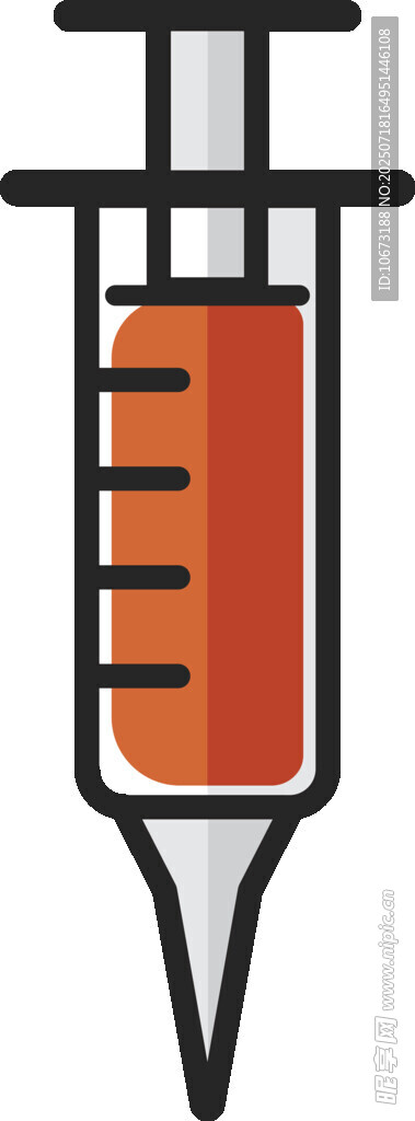 注射器中的红色液体