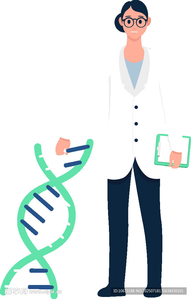 科学家与DNA双螺旋结构