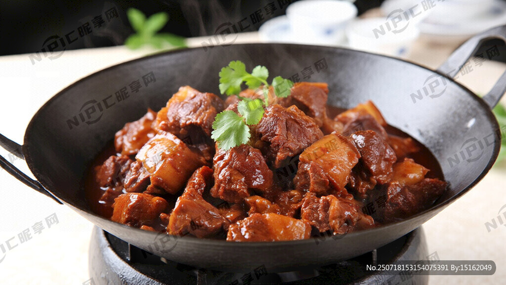 铁锅大块酱香牛肉 美味牛肉