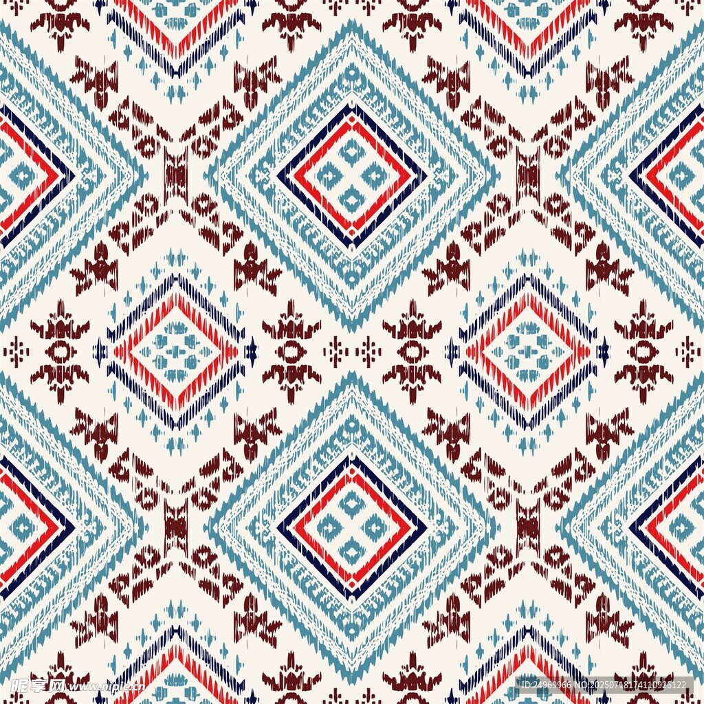 几何民族风图案纹理