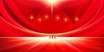 红色背景