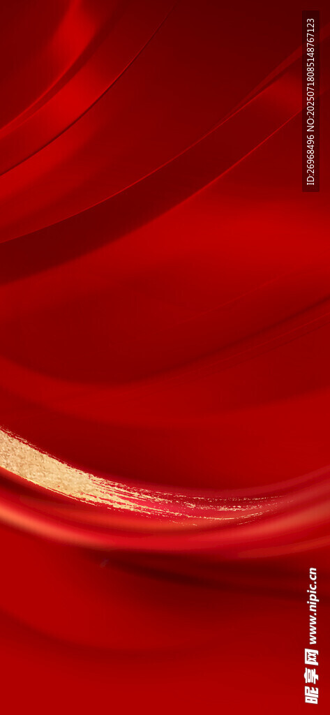 红色背景