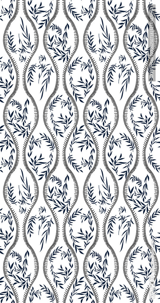 黑白花纹图案背景