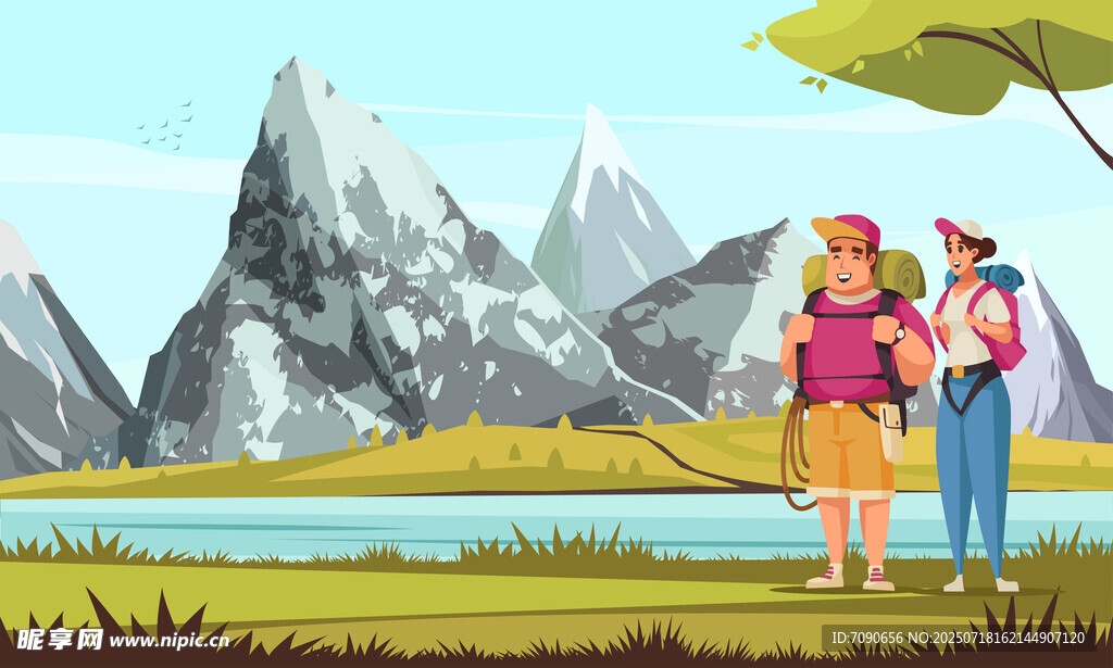 山间湖畔的欢乐家庭时光