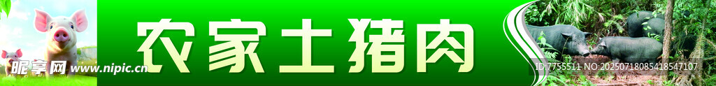 农家散养土猪肉
