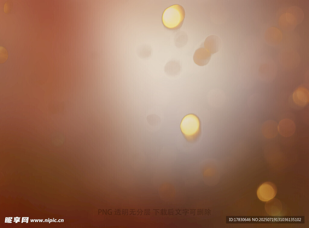 梦幻金色光斑背景图