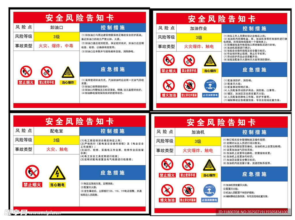 加油站 安全风险告知