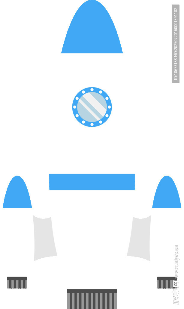 未来感太空飞船设计图