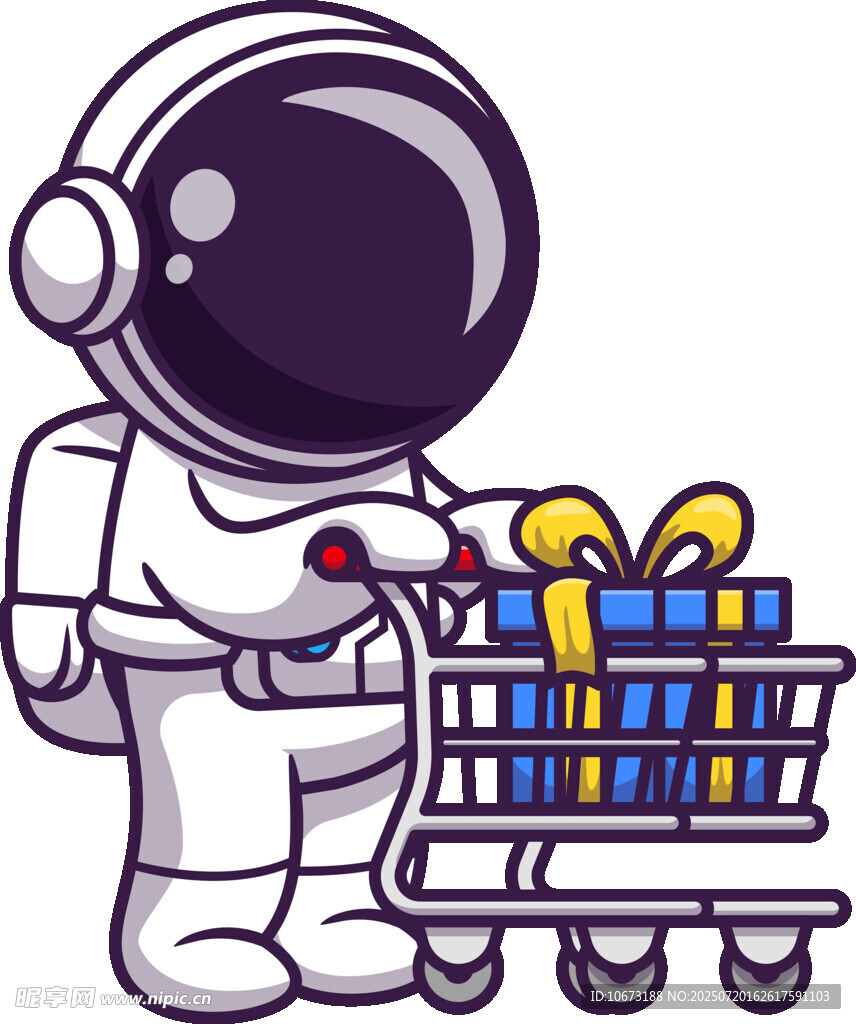 宇航员购物啦