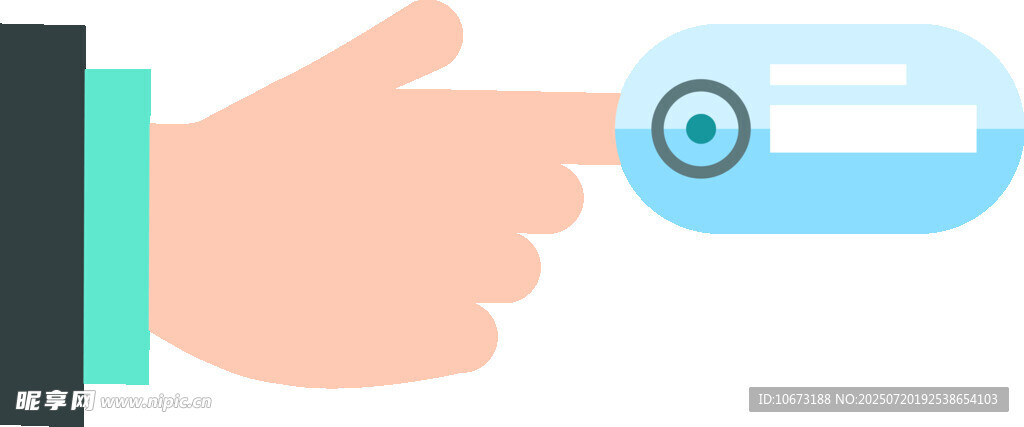 手指指向智能机器人