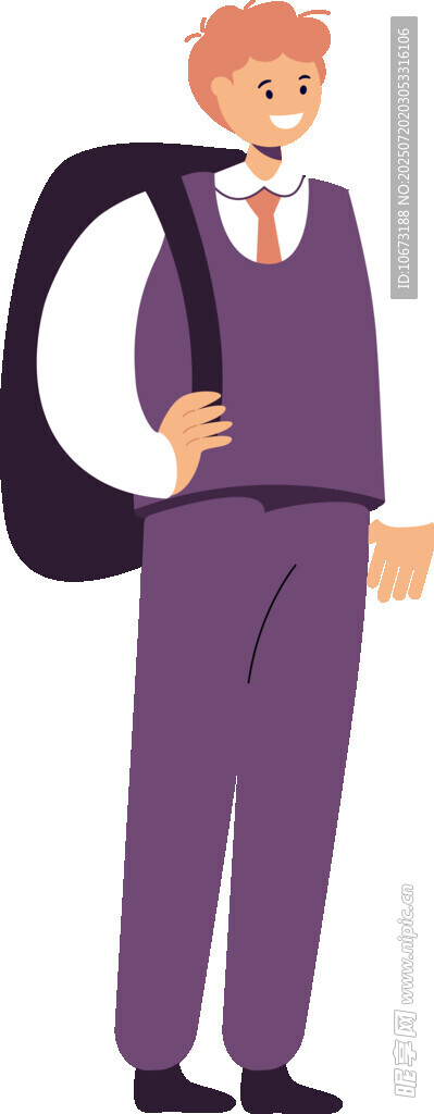 商务男士背提紫色西装包