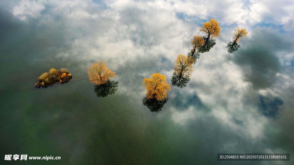 海上石油钻井平台景观