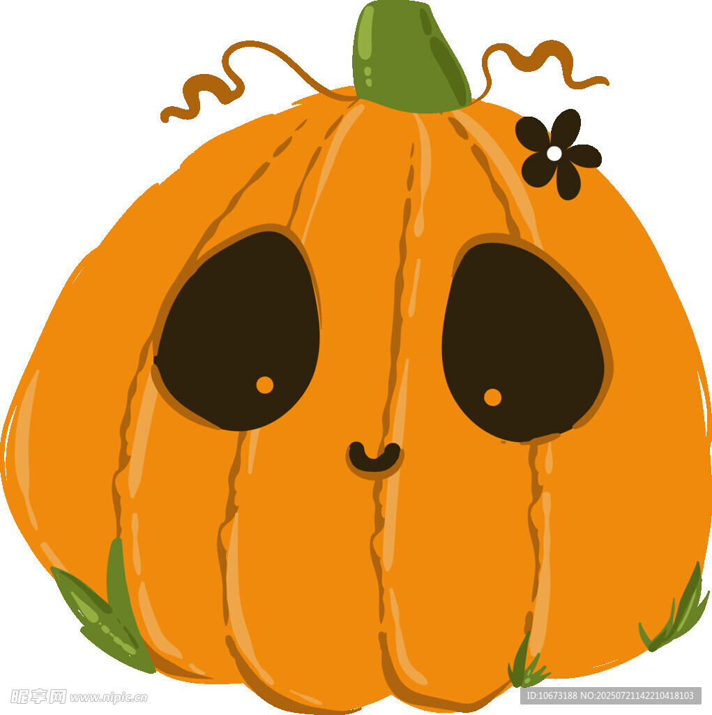 可爱卡通南瓜形象