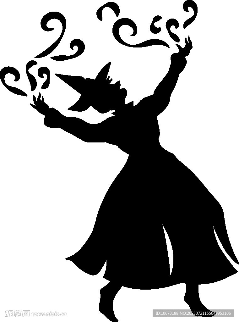 女巫起舞剪影