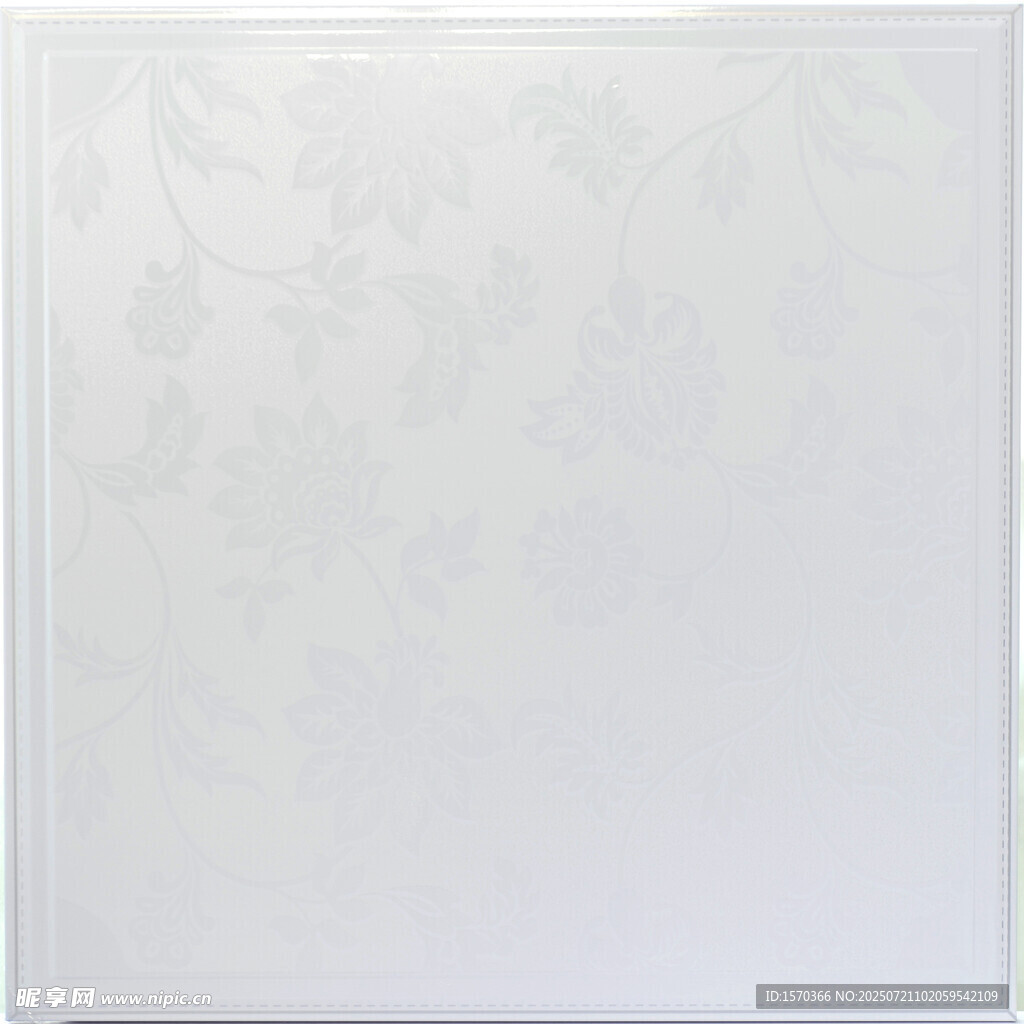 白色花纹装饰板材