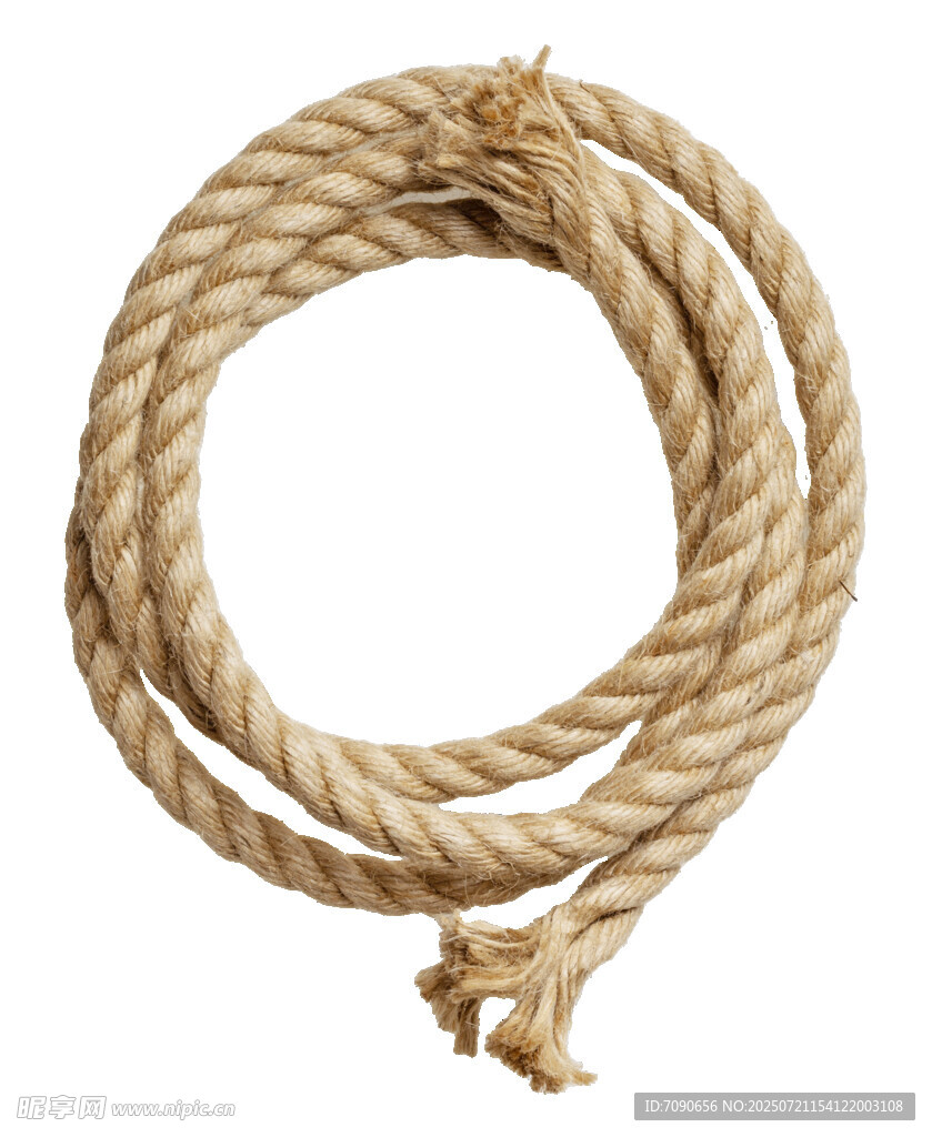 粗麻绳特写