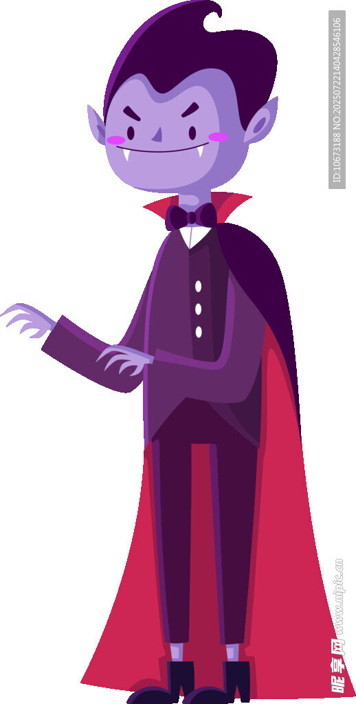 卡通吸血鬼形象