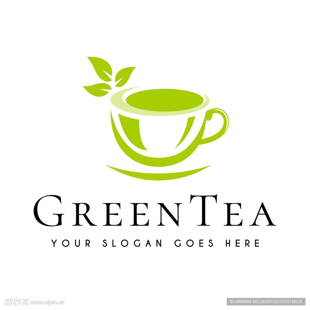 绿茶标志设计