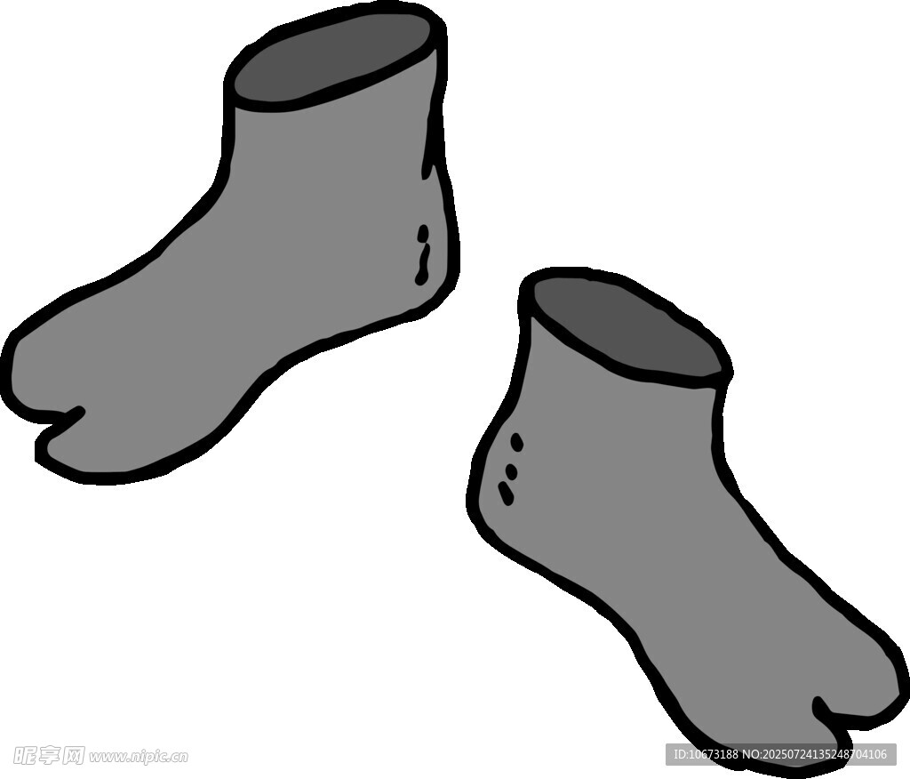 分趾袜图案设计