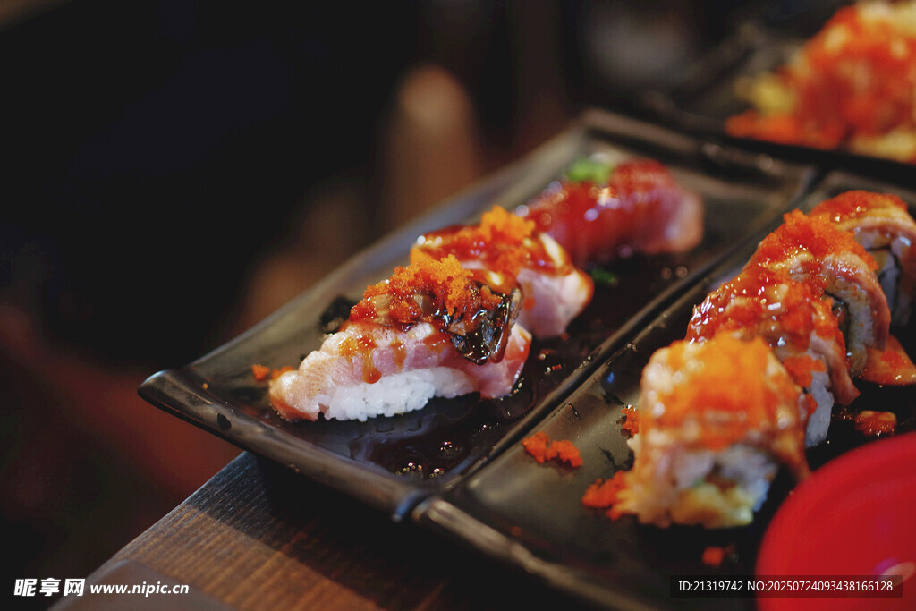 美味多样寿司拼盘