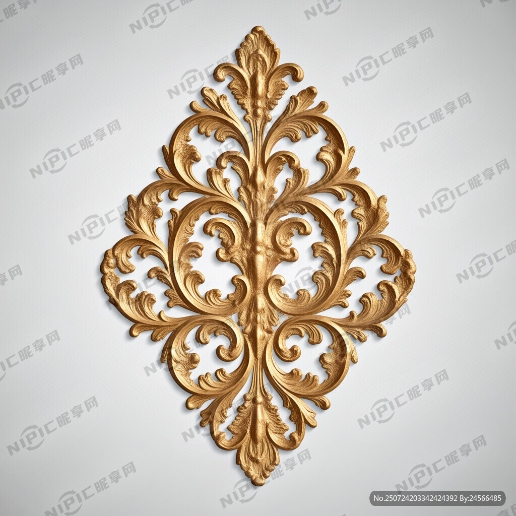 金色欧式古典花纹