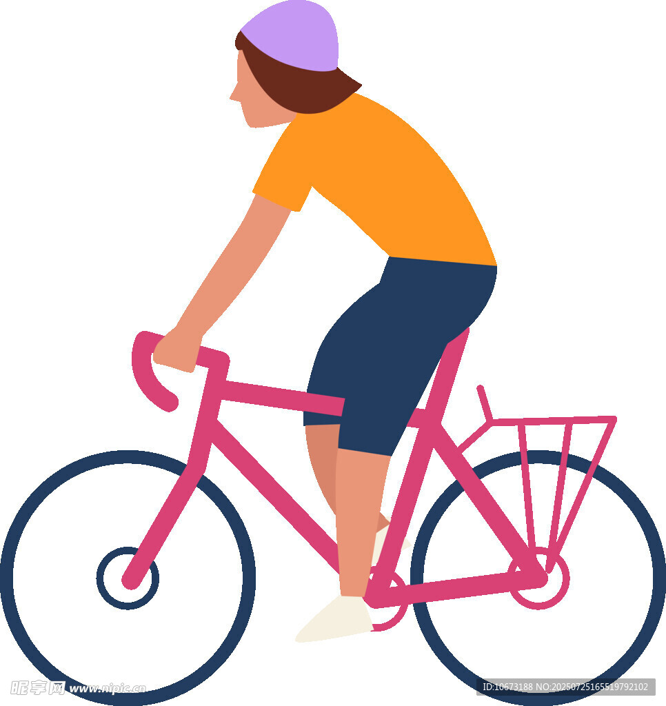 骑行的活力女子