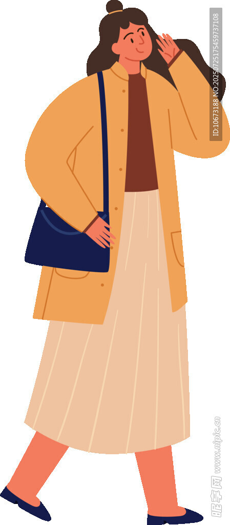 时尚女子出行装扮