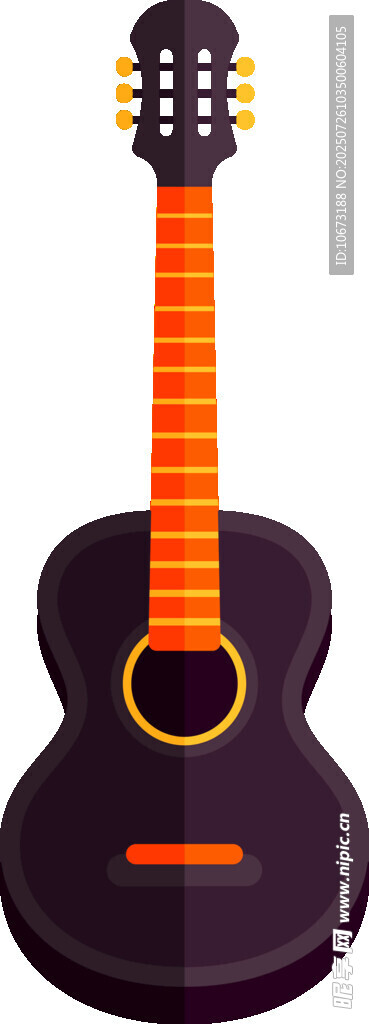 紫色吉他图标
