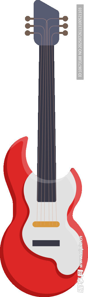 红色电吉他图标