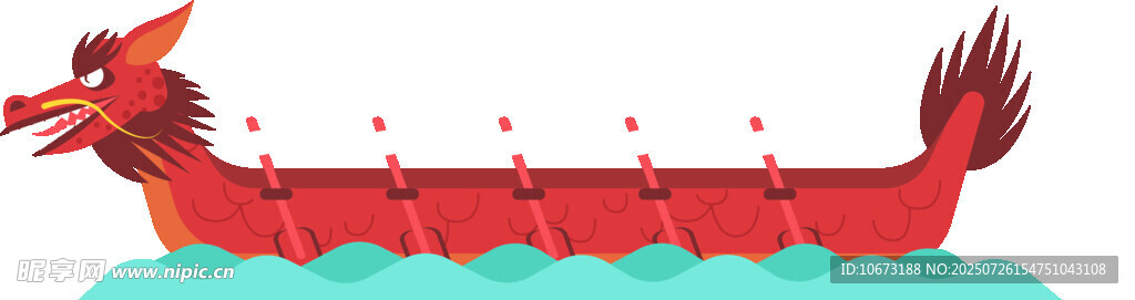 传统龙舟造型精美