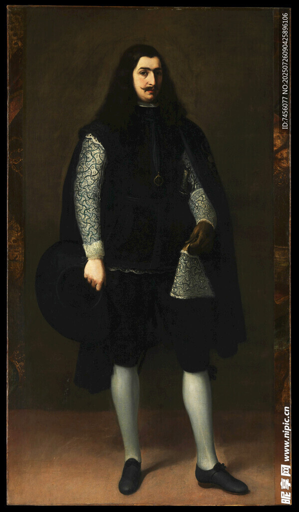 身着古装的男子肖像