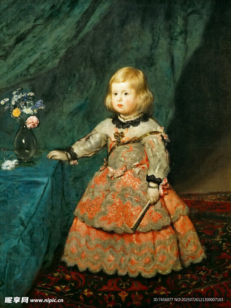 复古装扮的可爱小女孩