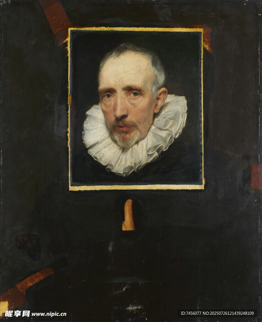 古典肖像画中的男子形象