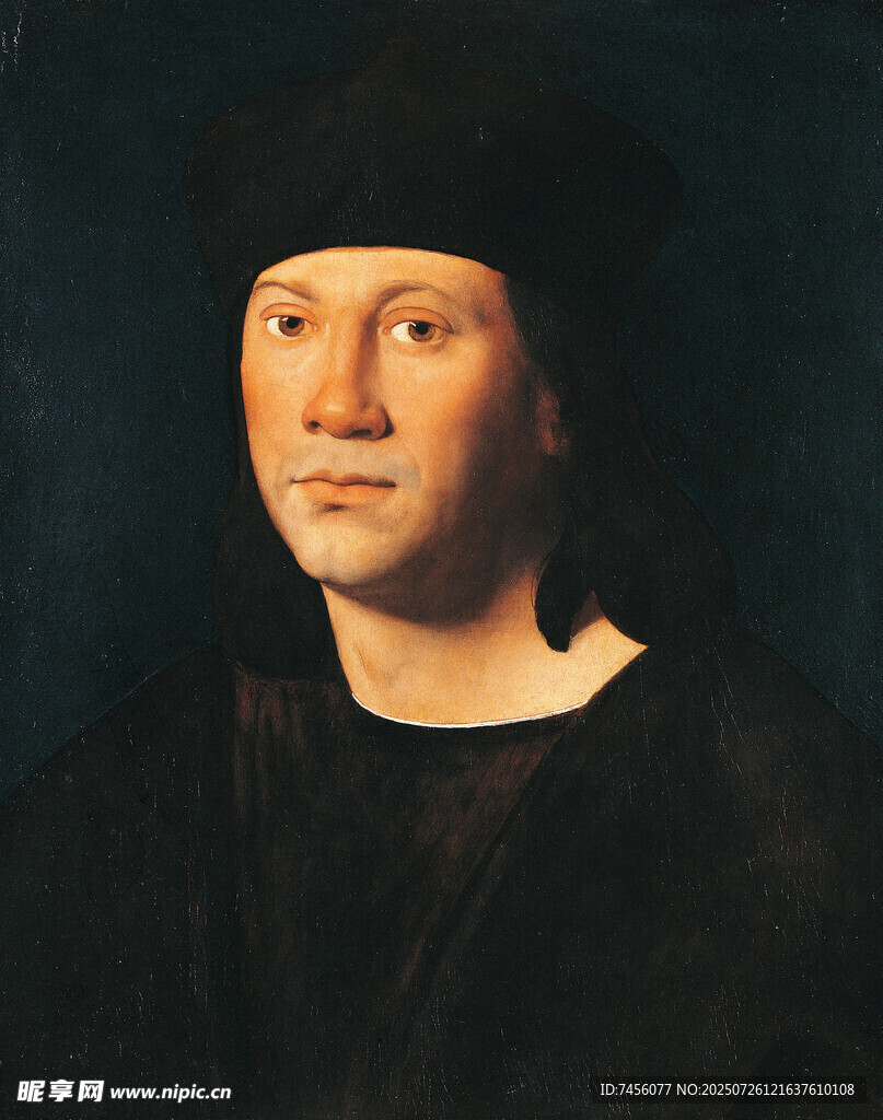文艺复兴男子肖像画