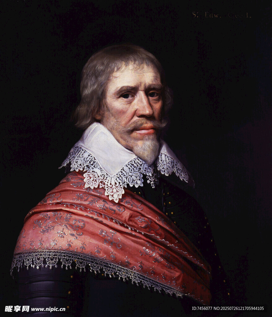 古典装扮男士肖像