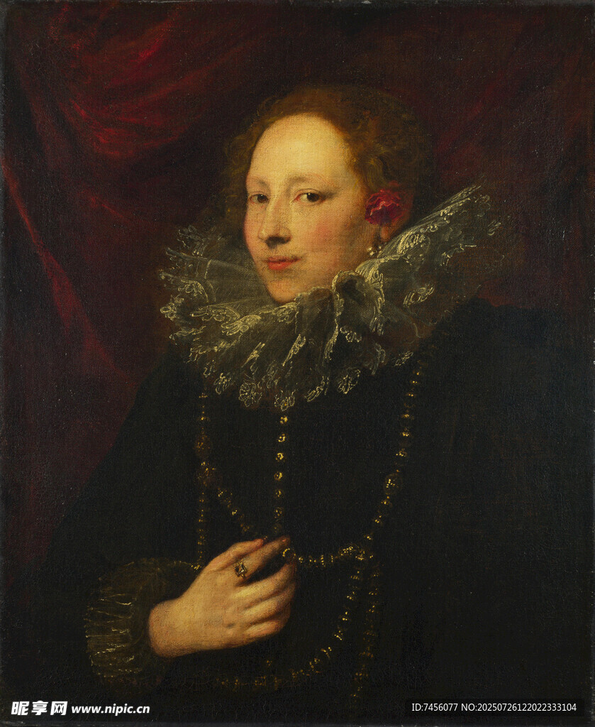 古典女士肖像画