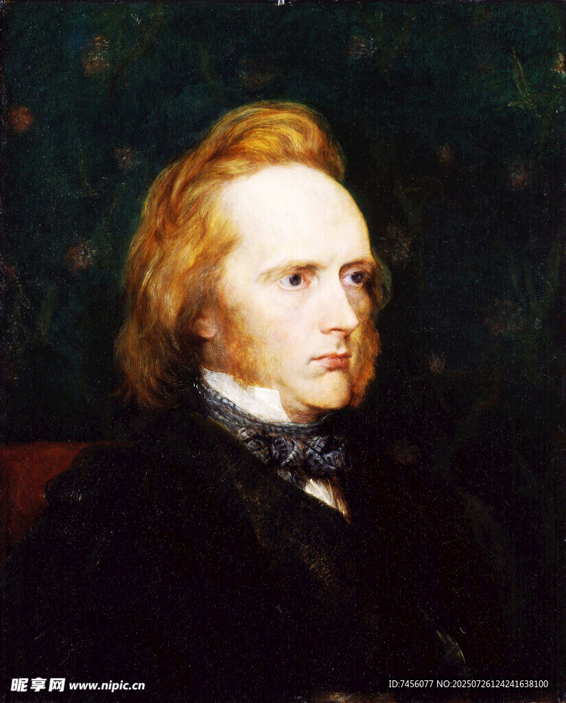 作曲家瓦格纳肖像