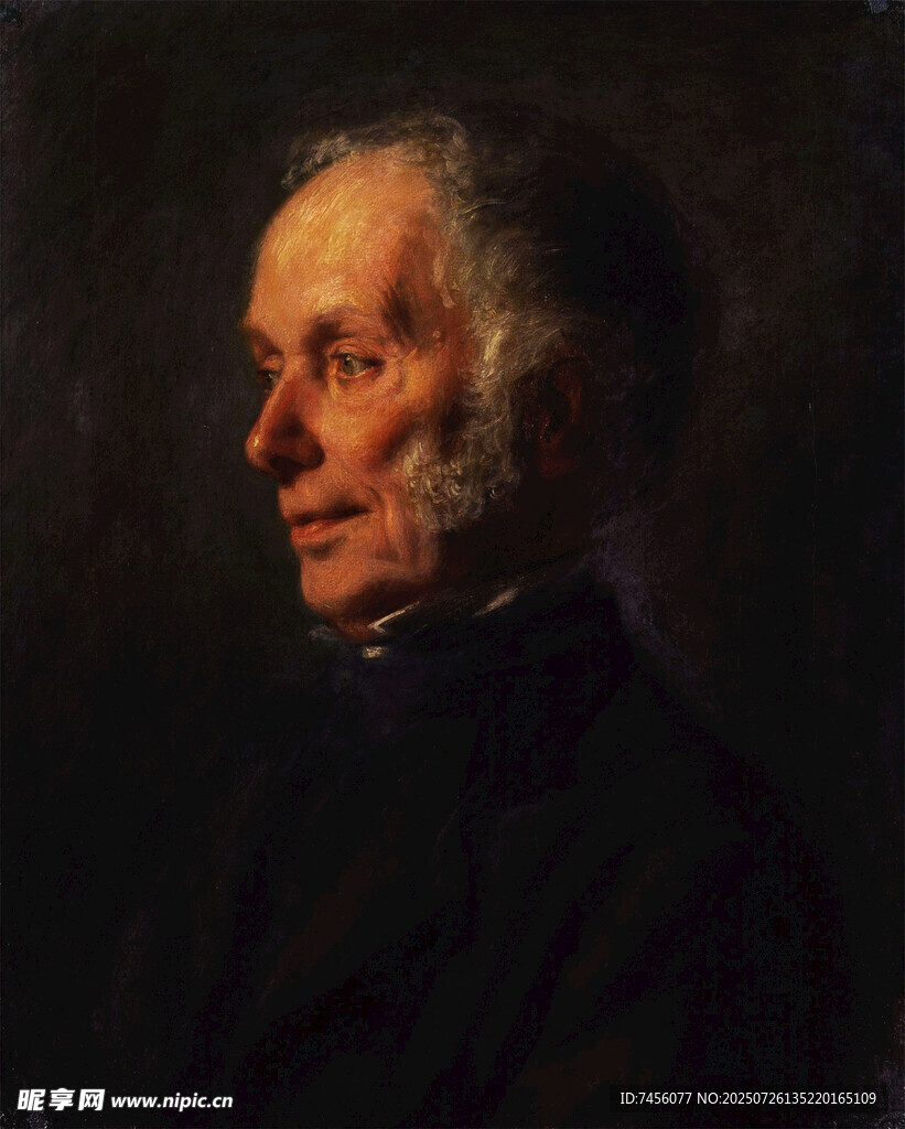 古典男士肖像画