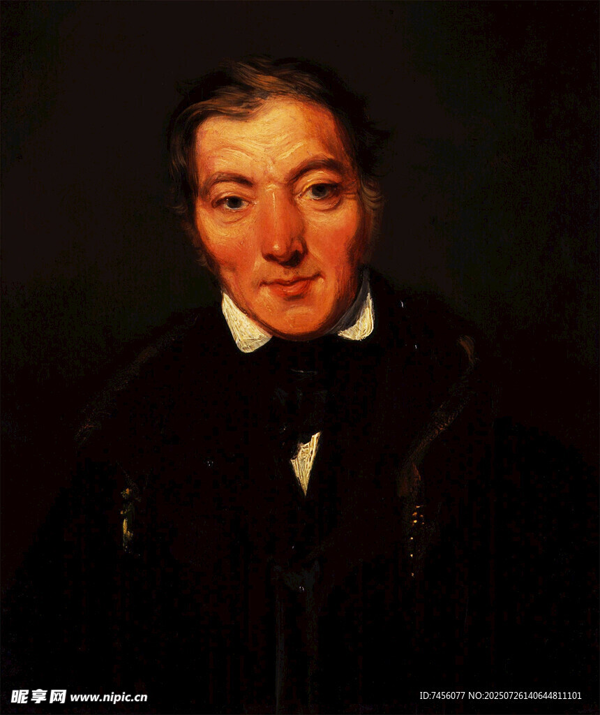 古典装扮男士肖像