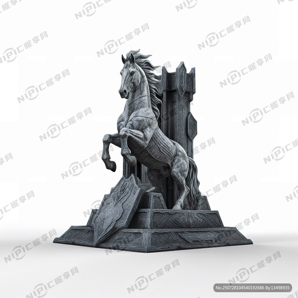 关于马的异形精神堡垒立牌