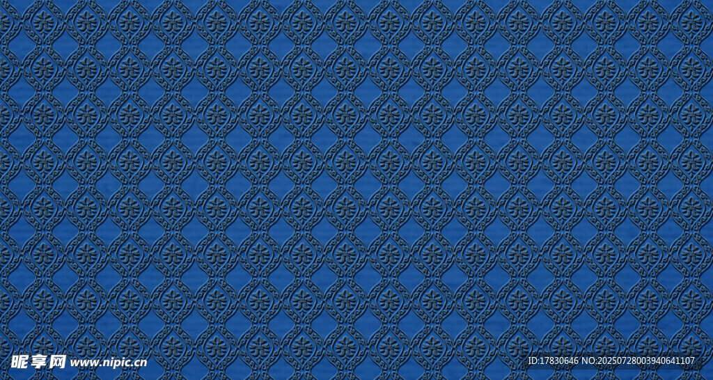 蓝色几何图案背景纹理