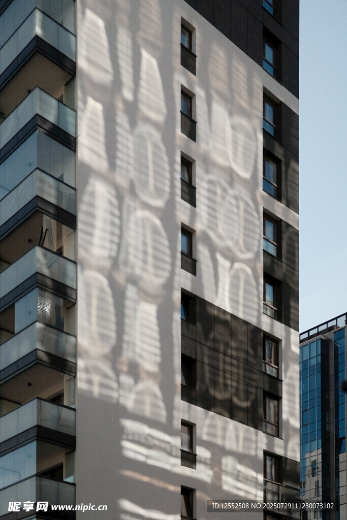 现代建筑外墙独特纹理设计