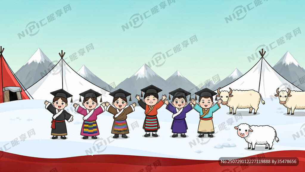 藏式背景 要有雪山 不要房子 