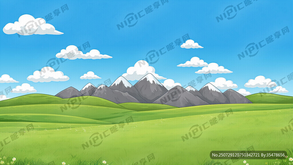 藏式卡通背景 卡通版