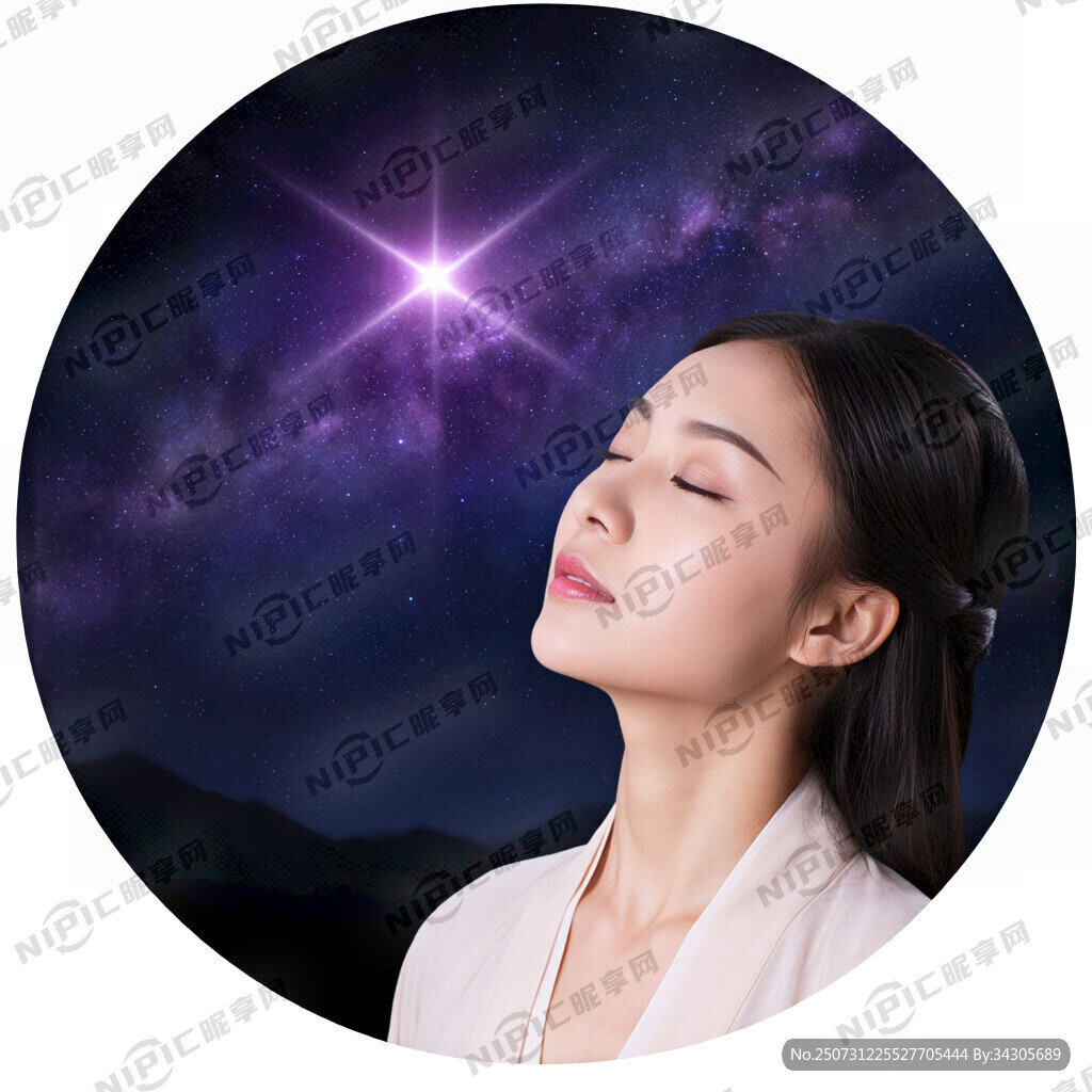 请帮我生成 背景有紫微星盘