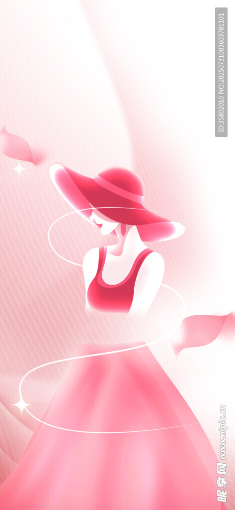 粉色梦幻高跟鞋