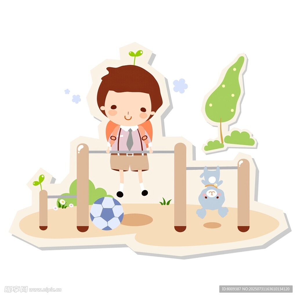 宝宝在学步车里玩耍