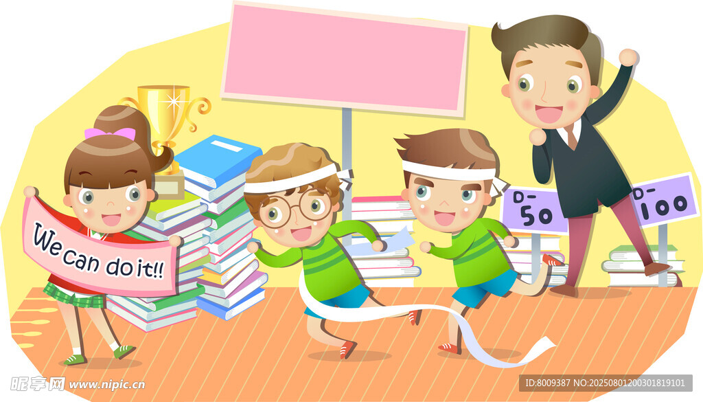 儿童参与图书捐赠活动