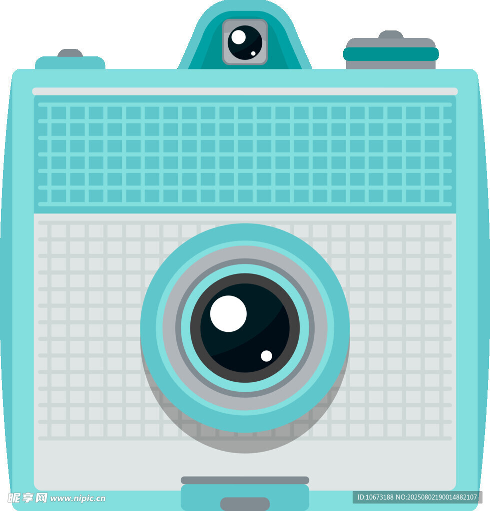 复古风相机插画