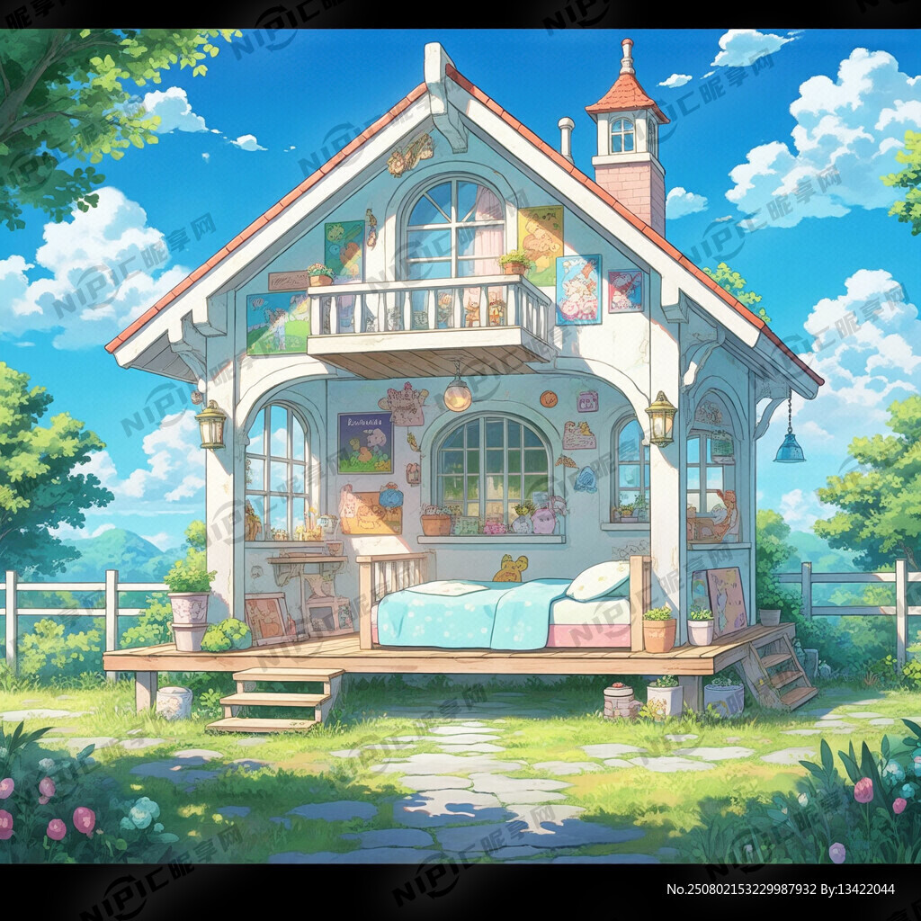 梦幻动漫花园小屋